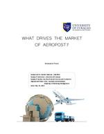 What drives the market of Aeropost?